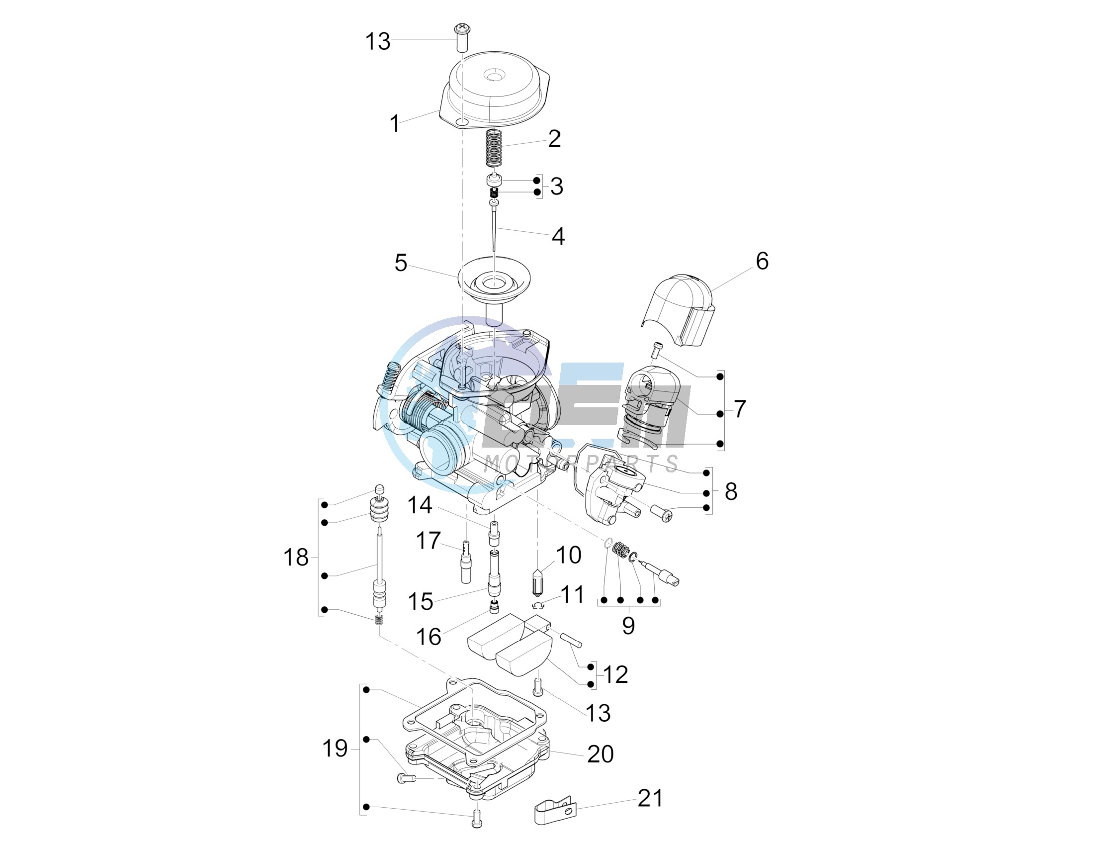 Carburetor's components