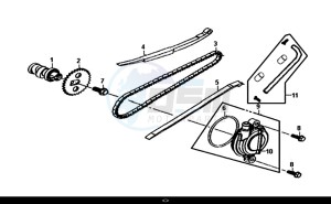 SYMPHONY CARGO 50 (AY05W7-EU) (L7-M0) drawing CAM SHAFT-CYL. HEAD L. SIDE COVER