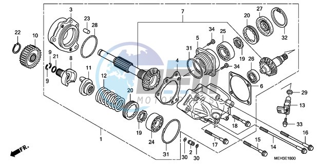 SIDE GEAR CASE