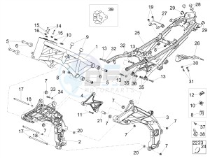 SHIVER 900 E4 ABS NAVI (NAFTA) drawing Frame