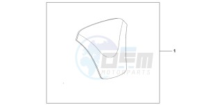 CB900F CB900F drawing TANK PAD