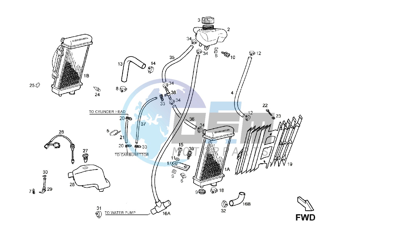 COOLING SYSTEM 7H359741>