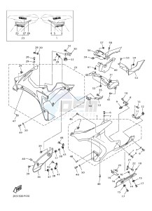 YZF-R1M 998 R1 (2KS1 2KS2) drawing COWLING 2