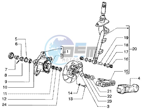 Steering column - Disc brake