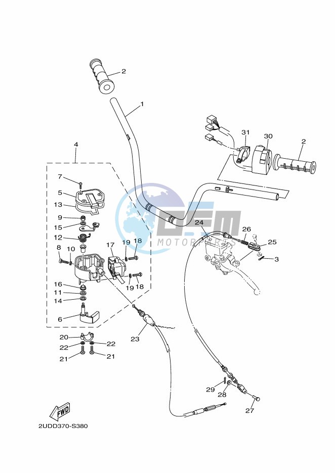 STEERING HANDLE & CABLE