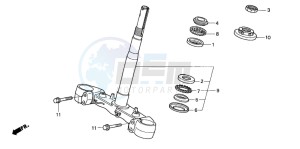 NSS250A JAZZ drawing STEERING STEM