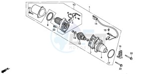 NH80MD drawing STARTING MOTOR