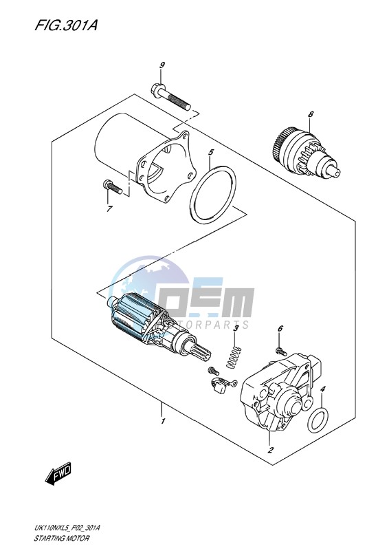 STARTING MOTOR