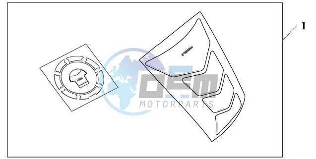 TANKPAD / FUEL LID COVER