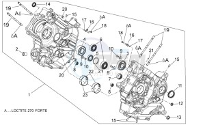 Dorsoduro 750 ABS USA-CND (NAFTA) (CND, USA) drawing Crankcases I