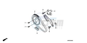 TRX500FPEB drawing CAM CHAIN