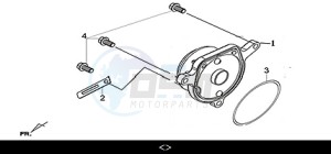 JOYRIDE 300 16 (LJ30W2-EU) (M2) drawing CYL. HEAD SIDE COVER