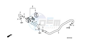 CB600F3A France - (F / CMF ST) drawing AIR INJECTION CONTROL VALVE