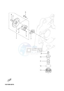 YPR250RA XMAX 250 ABS EVOLIS 250 ABS (1YS7 1YS7 1YS7) drawing OIL PUMP