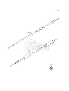 KX125 KX125-M3 EU drawing Cables