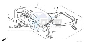 GL1800 drawing AIRBAG MODULE