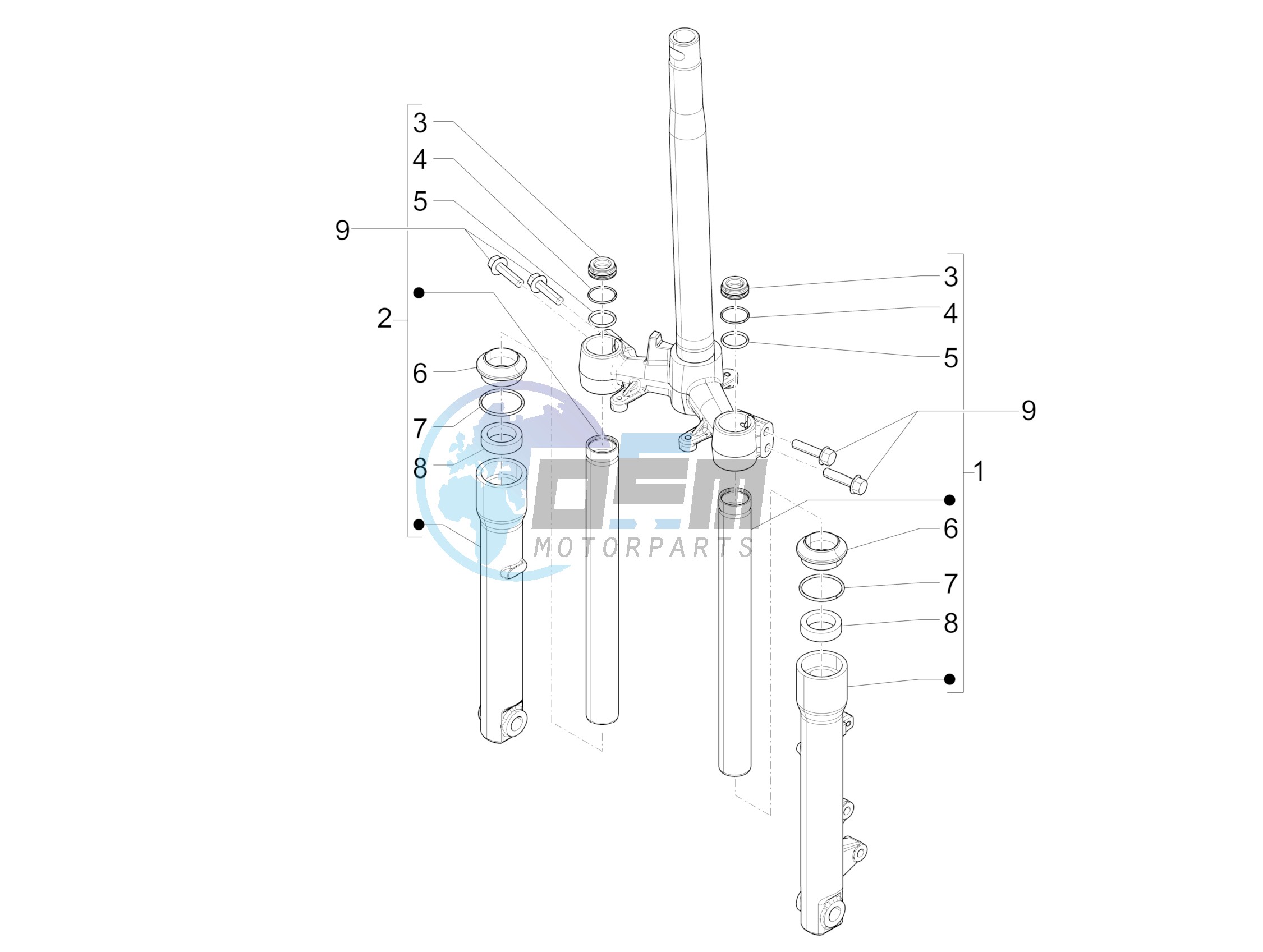 Fork's components (Wuxi Top)