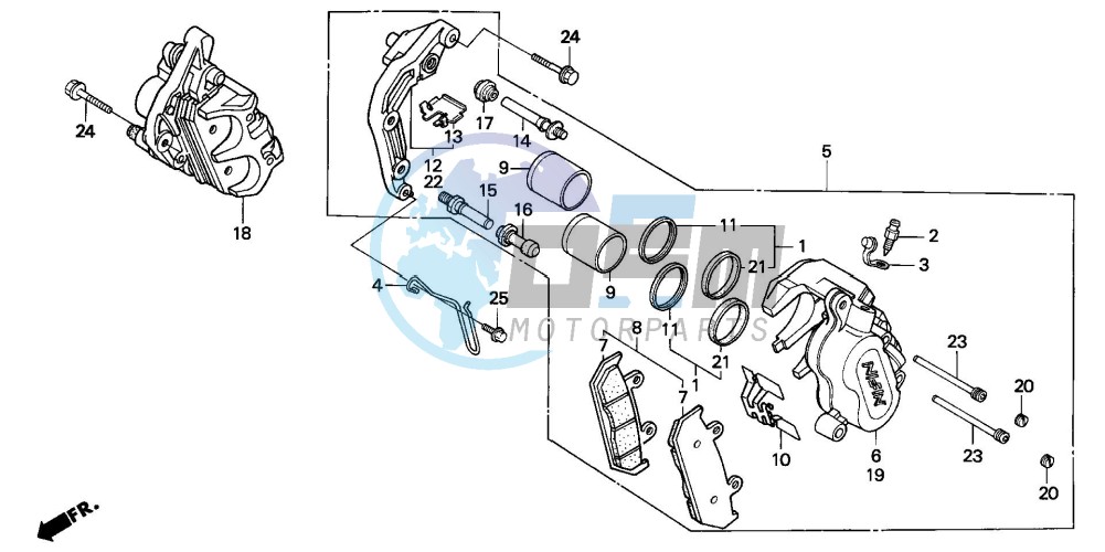 FRONT BRAKE CALIPER