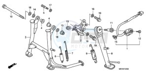 CBF600NA9 UK - (E / ABS MKH) drawing STAND