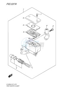 DL1000 ABS V-STROM EU drawing FRONT MASTER CYLINDER