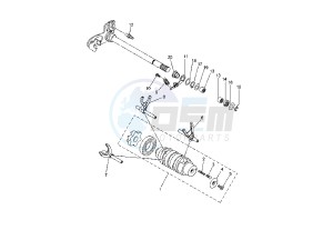 MT-03 660 drawing SHIFT CAM - FORK