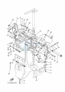 250AETOX drawing FRONT-FAIRING-BRACKET