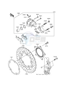 NINJA 250SL ABS BX250BGFA XX (EU ME A(FRICA) drawing Front Brake