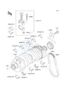 ZG 1000 A [CONCOURS] (A20) A20 drawing CRANKSHAFT