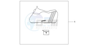 CB600FA39 Australia - (U) drawing BODY COVER L