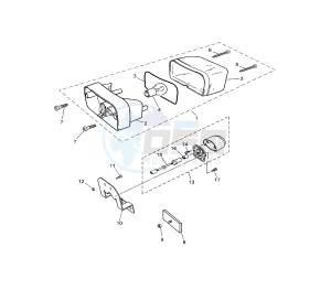 TZR 50 drawing TAILLIGHT