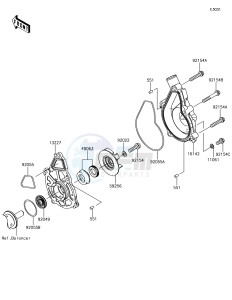 NINJA 650 EX650KJFA XX (EU ME A(FRICA) drawing Water Pump