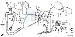 VT750C2BC drawing HANDLE SWITCH