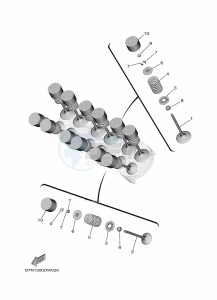 MT-09 MTN890 (B7N1) drawing VALVE