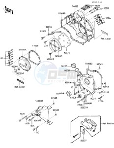 ZX 900 A [NINJA] (A1-A2) NINJA 900 drawing ENGINE COVERS