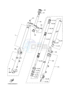 MT07A MT-07 ABS 700 (1XBC) drawing FRONT FORK