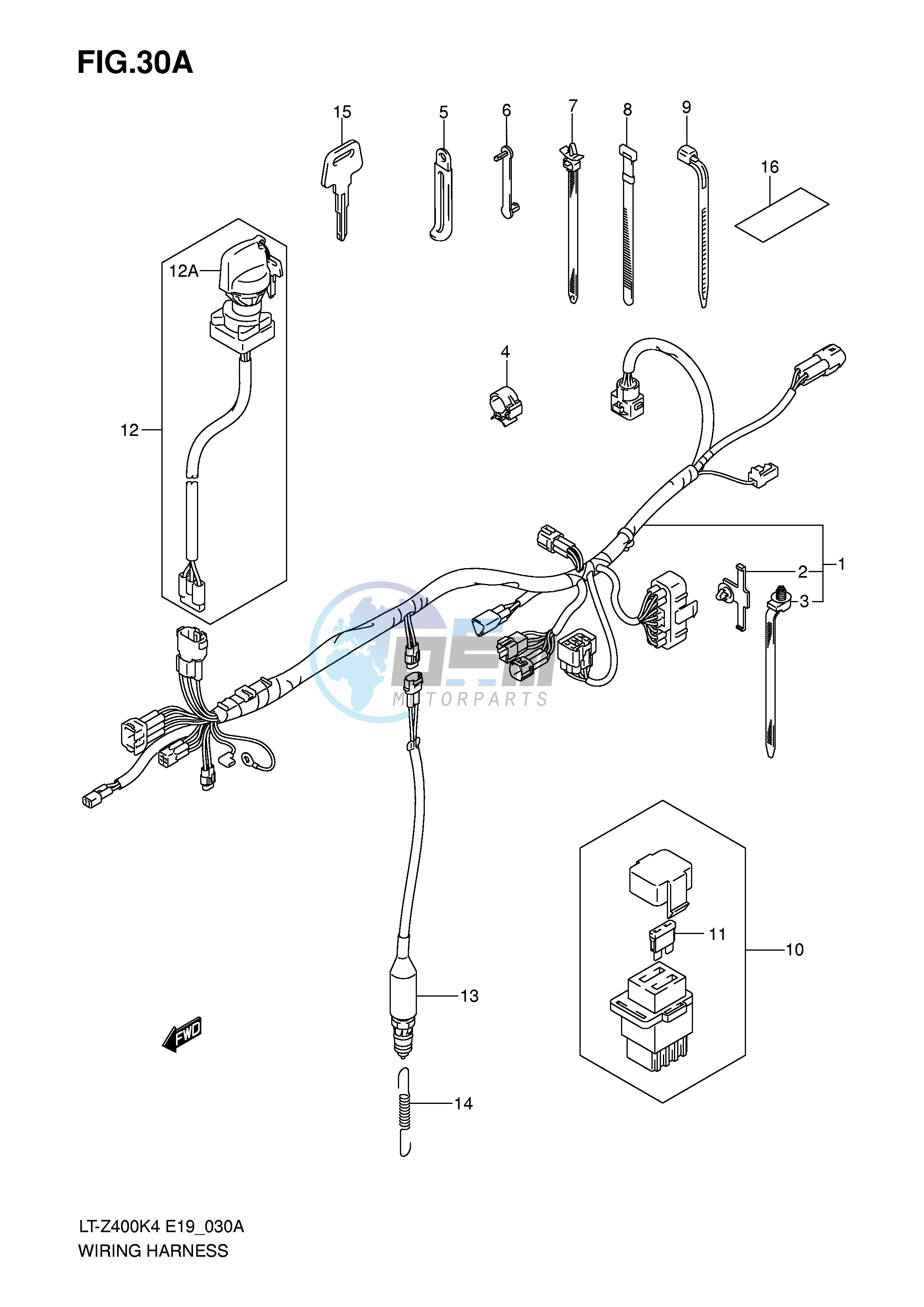 WIRING HARNESS (MODEL K5 K6 K7)