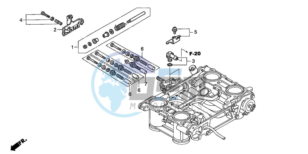 THROTTLE BODY (COMPONENT PARTS)