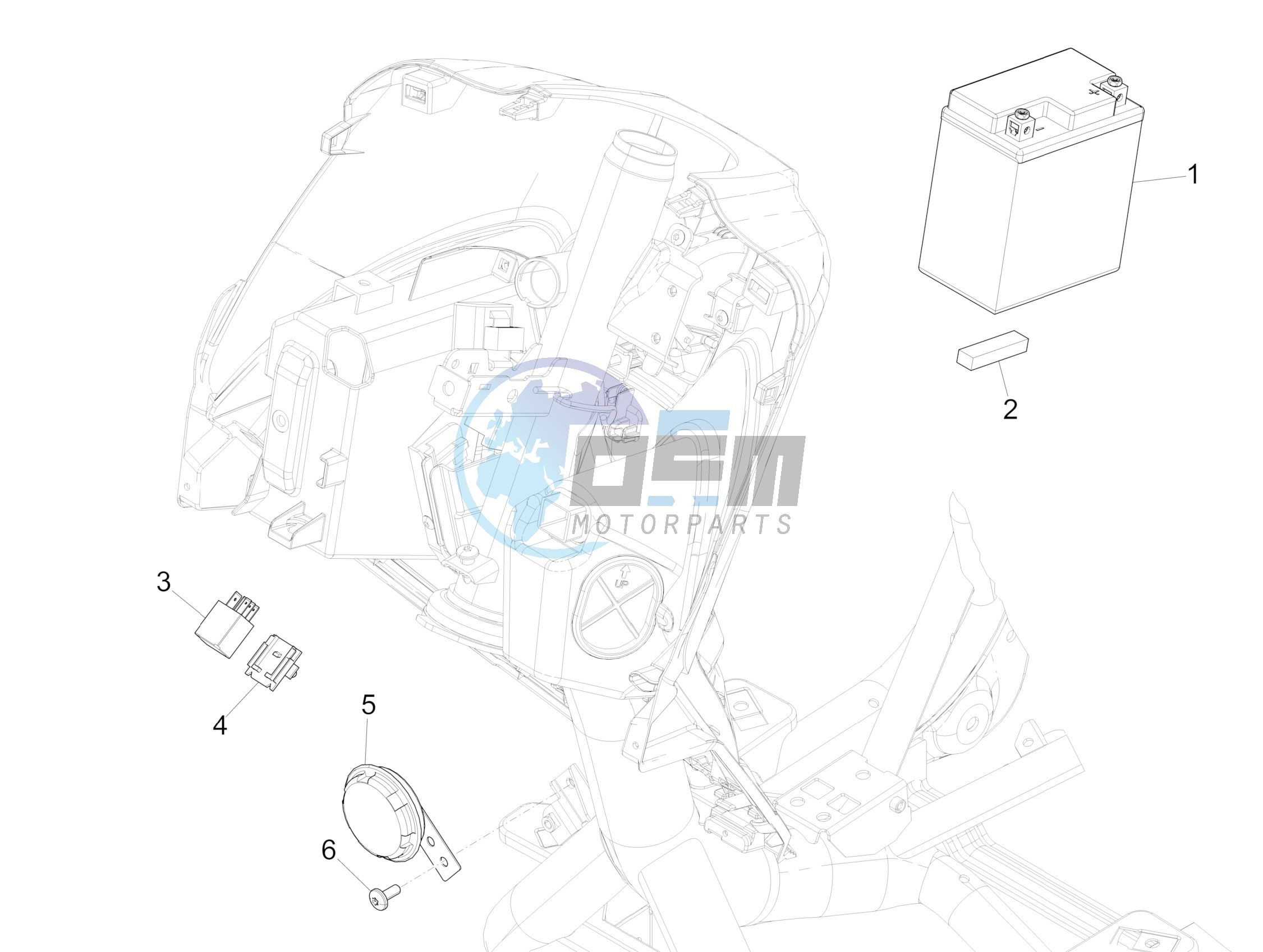 Remote control switches - Battery - Horn