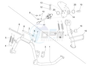 Zip 100 4T 2011-2014 (VieTnam) drawing Stand