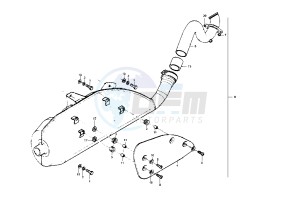 BEVERLY 125-200 drawing Silencer