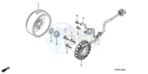 CBR125RWA Korea - (KO) drawing GENERATOR