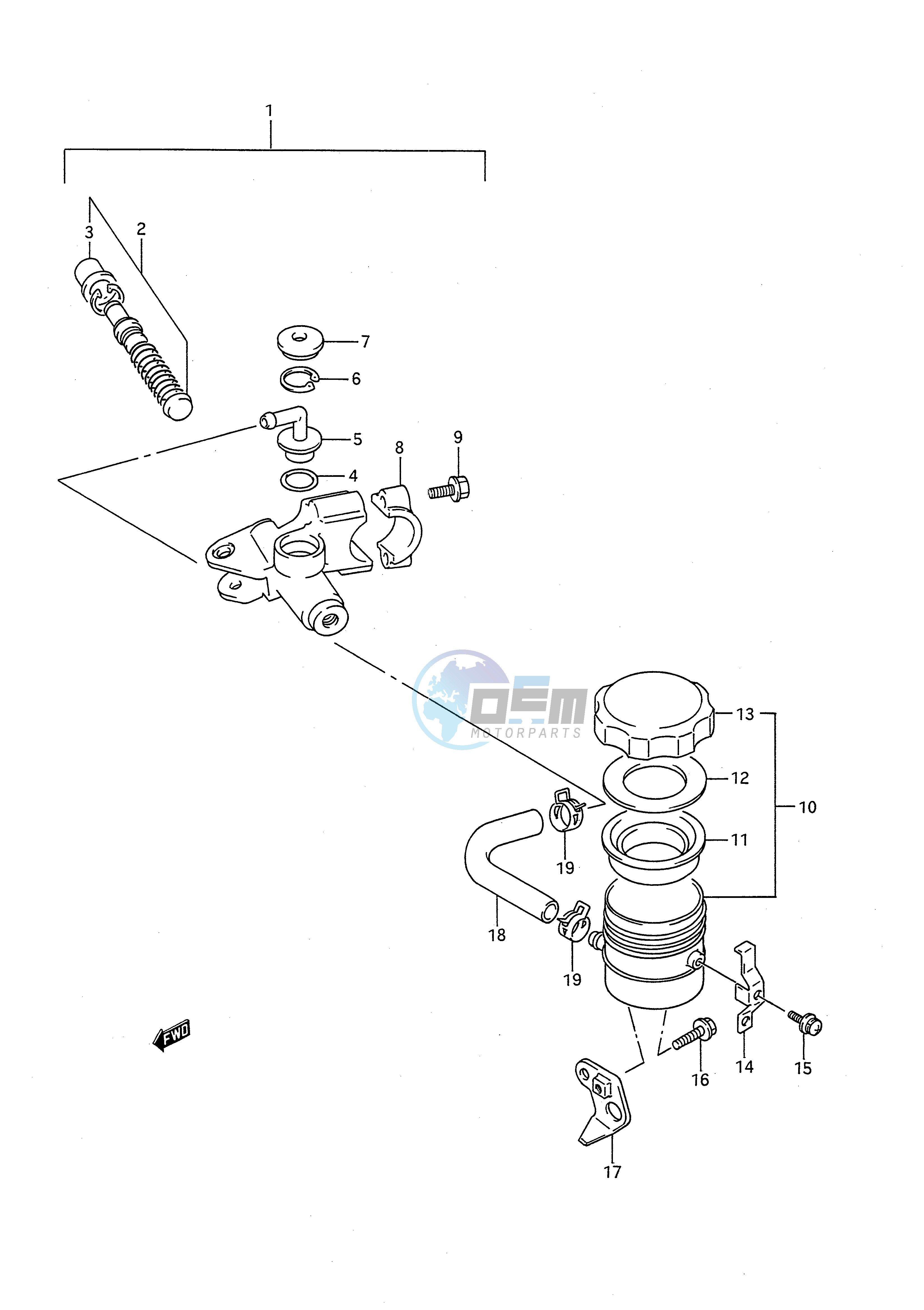 FRONT MASTER CYLINDER