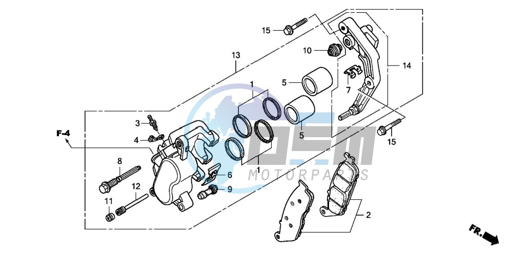 FRONT BRAKE CALIPER