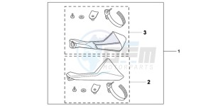 NC700SDD NC700S Dual Cluth ABS 2ED drawing KIT  LEG DEFLECTOR