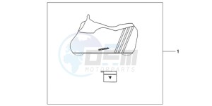 CB600FA39 Spain - (SP / ABS ST 25K) drawing BODY COVER L