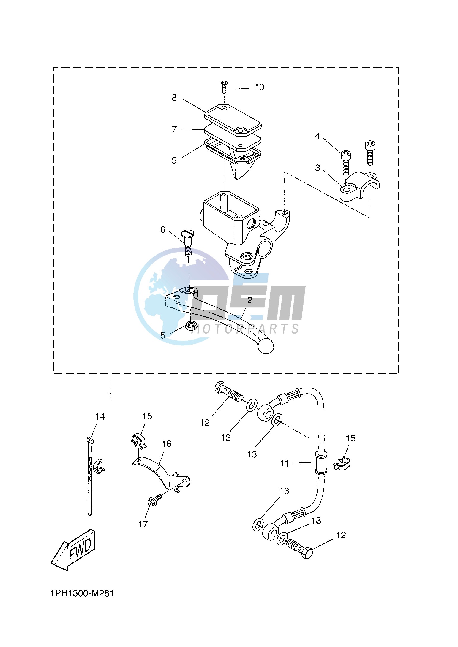 REAR MASTER CYLINDER