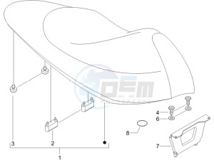 Runner 50 SP drawing Saddle seats - Tool roll