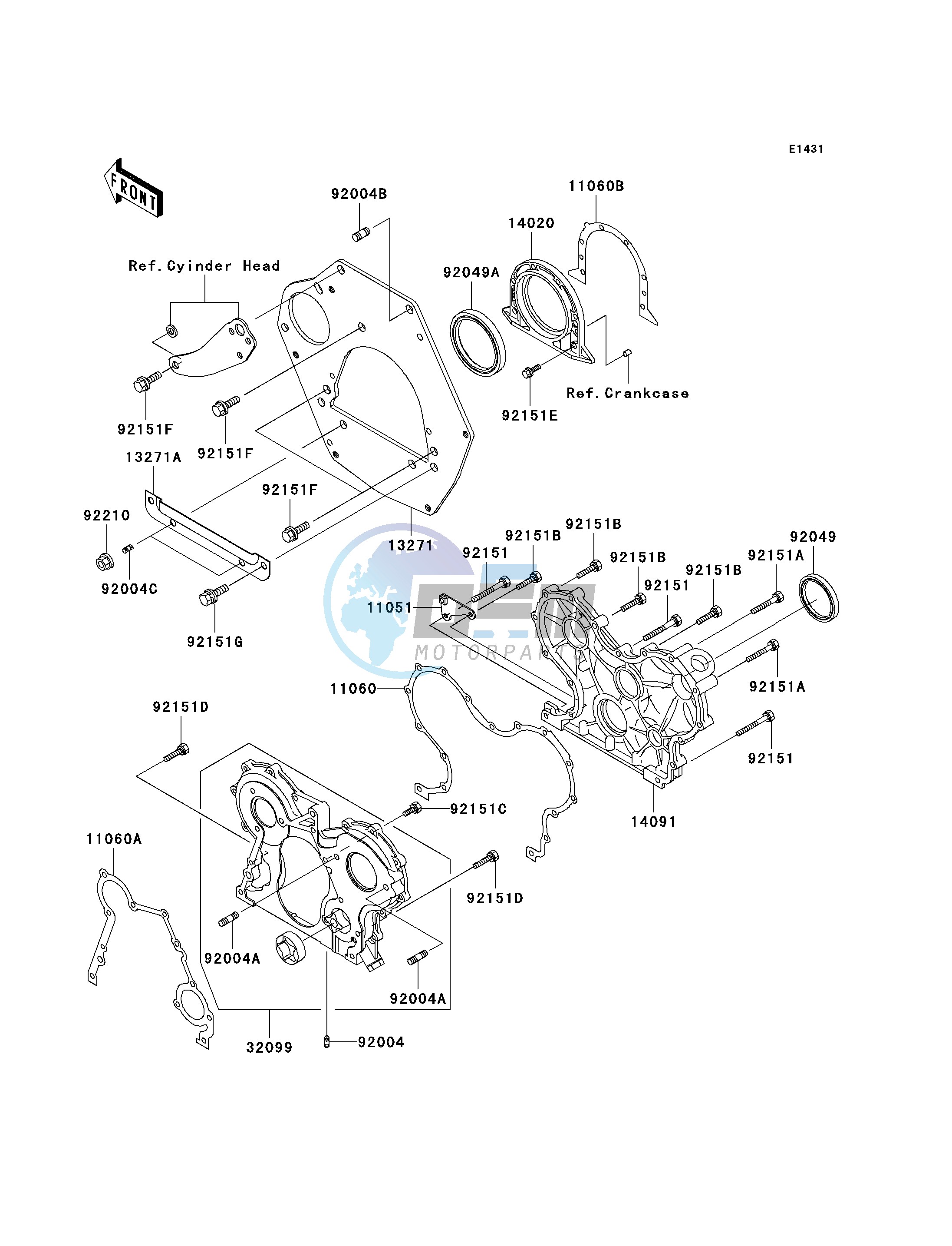 ENGINE COVER-- S- -