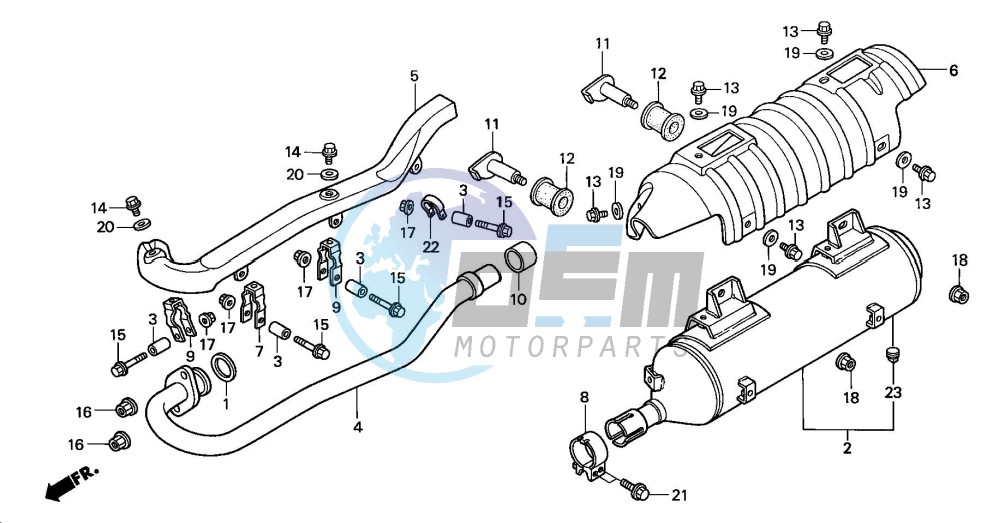 EXHAUST MUFFLER