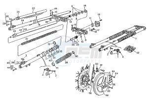 W8 FA 125 drawing FRONT FORK